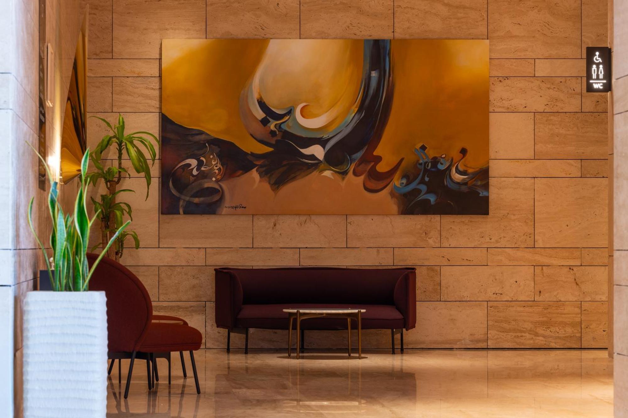 Shirvan Hotel City Yard Džidda Exteriér fotografie The lobby of the hotel