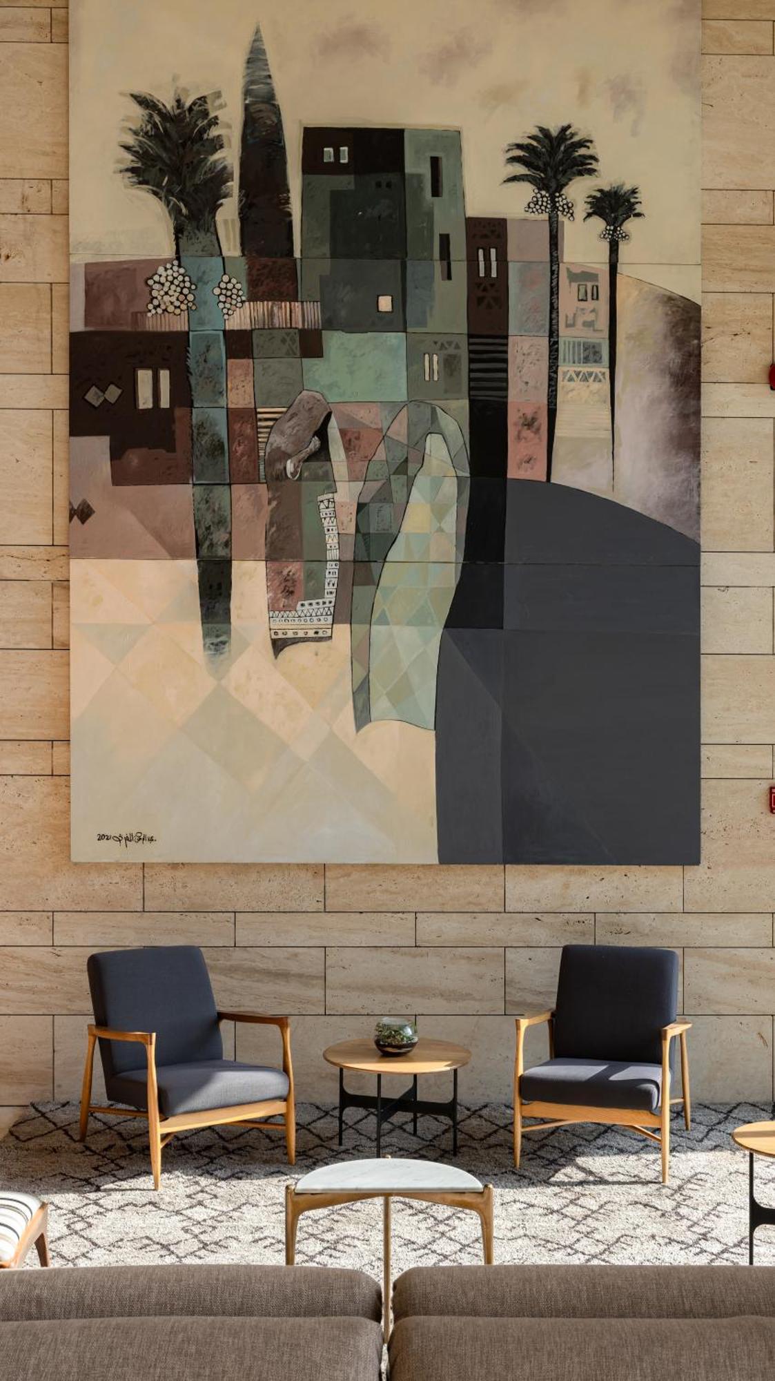 Shirvan Hotel City Yard Džidda Exteriér fotografie The painting "The City" by Jean-Pierre Raynal